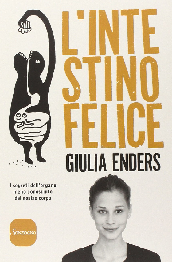 Copertina del libro “L’intestino felice” di Giulia Enders del 2014