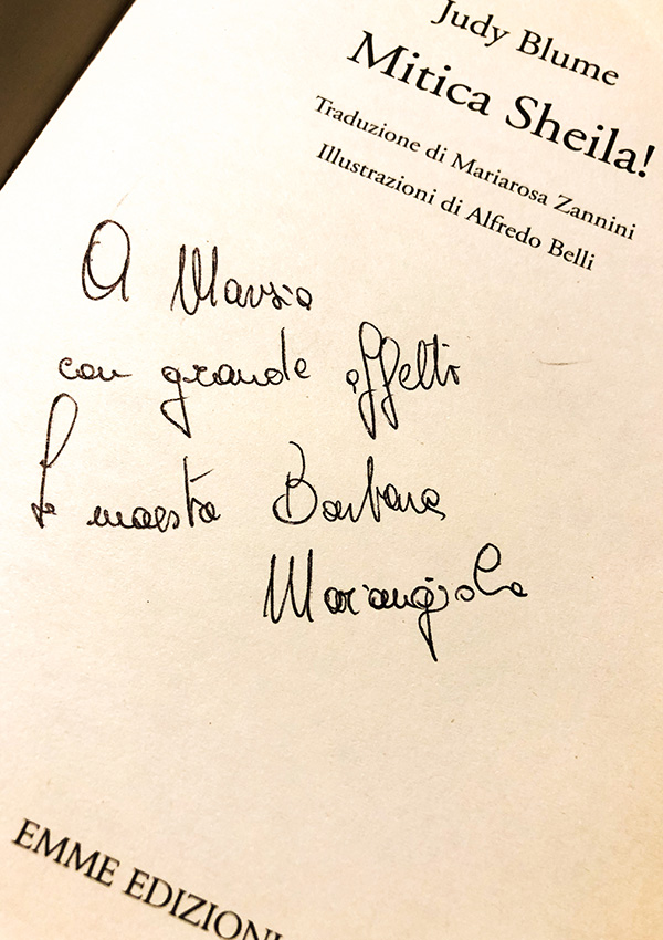 La Sheila di Judy Blume per me mitica lo è stata davvero